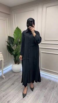 Nuss Triko 26Y6036 Siyah Önü Çıtçıtlı Kap
