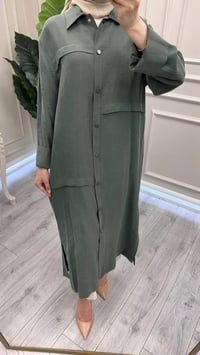 Nuss Triko 26Y6036 Zümrüt Önü Çıtçıtlı Kap