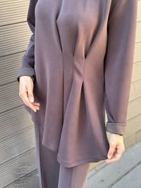 Nuss Triko 27K1044 Kahve Bel Detaylı Takım