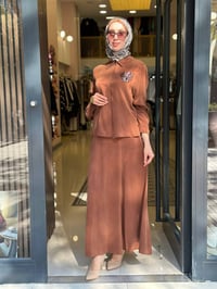 Nuss Triko 27K1084 Tarçın Etekli Takım