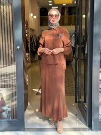 Nuss Triko 27K1084 Tarçın Etekli Takım