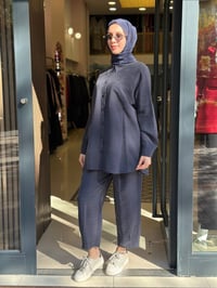 Nuss Triko 27K1092 Lacivert Pantolonlu Takım
