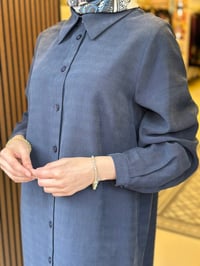 Nuss Triko 27K1096 Lacivert Uzun Tunik Takım