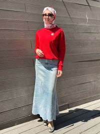 Nuss Triko 27K200 Kırmızı Basic Tunik