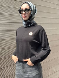 Nuss Triko 27K200 Siyah Basic Tunik