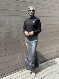 Nuss Triko 27K200 Siyah Basic Tunik