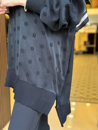 Nuss Triko 27K3043 Siyah Detaylı Tunik