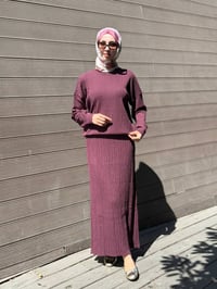 Nuss Triko 27K702 Bordo Etekli Takım