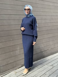 Nuss Triko 27K702 Lacivert Etekli Takım