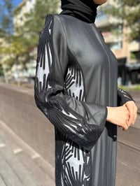 Qeffa Q173 Siyah Lazerli Ferace