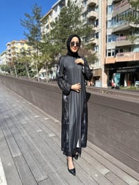 Qeffa Q173 Siyah Lazerli Ferace