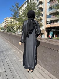 Qeffa Q173 Siyah Lazerli Ferace
