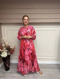 Senna 3008S23 Pembe Valse Elbise