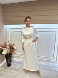 Senna 3067S23 Ekru Divanita Abiye