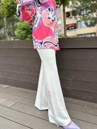 Senna 5011S23 Pembe Paça Detaylı Pantolon
