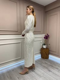 Tiara 261248 Ekru Taşlı Abiye