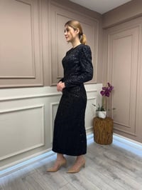 Tiara 261248 Siyah Taşlı Abiye
