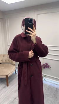 Trenç 5890 Bordo Kaşe Kaban
