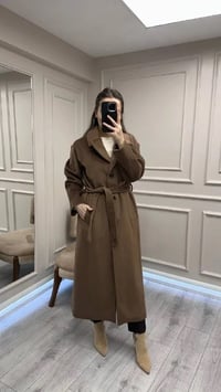 Trenç 5890 Kahve Kaşe Kaban