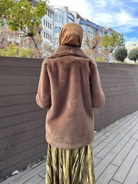 Trenç 7009 Vizon Hakim Yaka Kısa Kürk Kaban