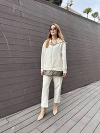 Venöve 25FWCEK0020 Ekru Cardi Takım