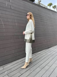 Venöve 25FWCEK0020 Ekru Cardi Takım