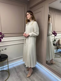 Venöve 25SSELB0009 Krem Bella Elbise