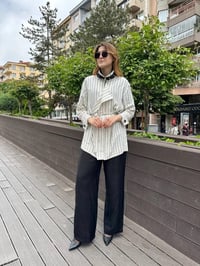 Venöve 25SSPNT0022 Siyah İndia Pantolon