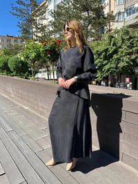 Venöve 25SSTUN0005 Siyah Kayra Takım
