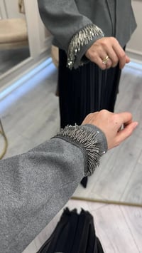 Venöve 26FWCEK0029 Gri Gavi Ceket