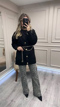 Venöve 26FWHRK0003 Siyah Norre Hırka
