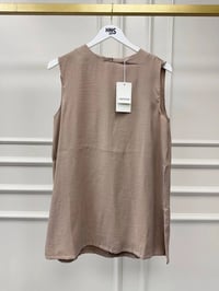 Venöve 26SSBLZ0006 Koyu Bej Mayla Bluz