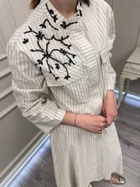 Venöve 26SSCEK0016 Siyah Çizgili Lita Takım