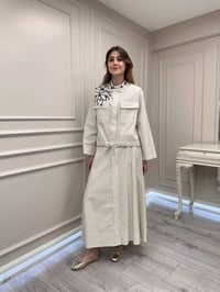 Venöve 26SSCEK0016 Siyah Çizgili Lita Takım