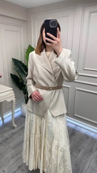Venöve 26SSCEK0048 Bej Amelia Ceket