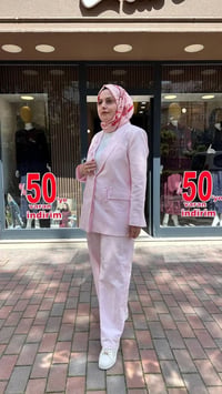 Venöve 26SSCEK0054 Pembe Eris Takım