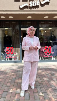 Venöve 26SSCEK0054 Pembe Eris Takım