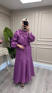 Venöve 26SSELB0002 Fuşya Aura Elbise