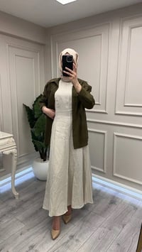 Venöve 26SSELB0025 Bej Reggıe Elbise