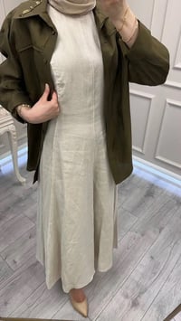 Venöve 26SSELB0025 Bej Reggıe Elbise