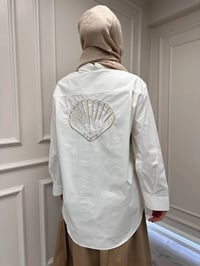 Venöve 26SSGOM0016 Beyaz Paula Gömlek