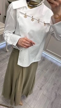 Venöve 26SSGOM0020 Beyaz Aitana Gömlek