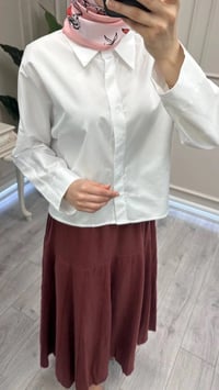 Venöve 26SSGOM0024 Beyaz Irine Gömlek