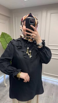 Venöve 26SSTUN0001 Siyah Enid Tunik
