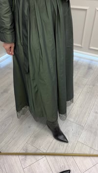 Venöve 27FWELB0001 Haki Charlot Elbise