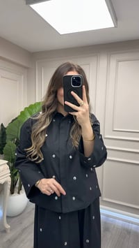 Venöve 27FWGOM0002 Siyah Agnes Takım