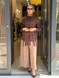 Venöve 27FWPNT0038 Camel Solest Pantolon