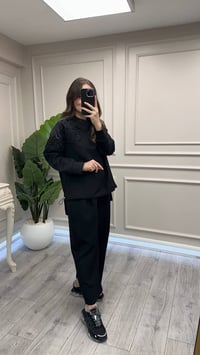 Venöve 27FWSWE0012 Siyah Reni Takım