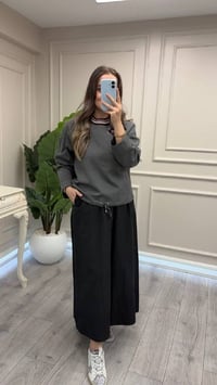 Venöve 27FWSWE0013 Gri Junni Sweat