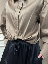 Venöve 25SSGOM0007 Kahverengi Lois Gömlek